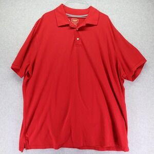 Foundry Supply Polo Shirt Mens 2XL XXL Casual Red Short Sleeve